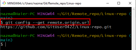 how-to-show-information-about-remote-repository-in-git