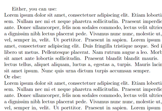 How to add a line break in latex