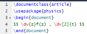 How to Write and Use a Derivative Symbol in LaTeX – Linux Hint