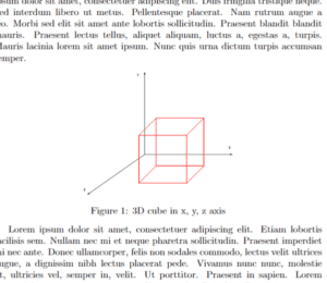 latex presentation figure position