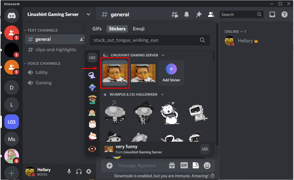 How to Make and Use Discord Stickers Linux Consultant