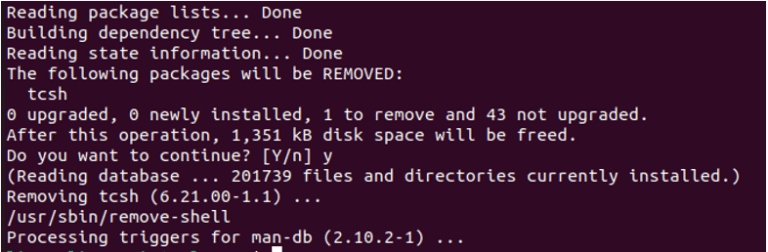 Install and Use tcsh in Linux