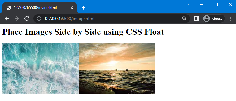 3 Easy Ways To Place Images Side By Side In HTML CSS DevsDay ru