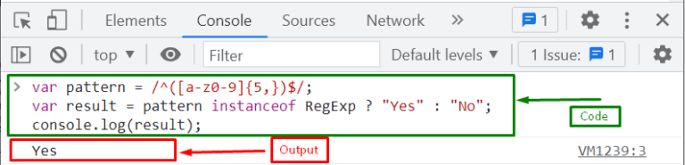 Check Regex In Javascript