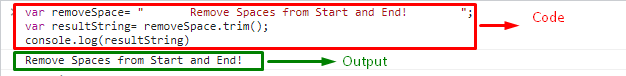 how-to-remove-space-from-start-and-end-of-string-in-javascript