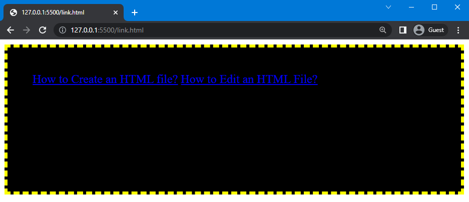 How To Give Space Between Two Links In HTML CSS   Word Image 238721 2 