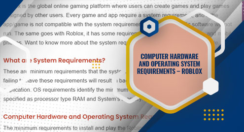 Minimum System Requirements for Roblox