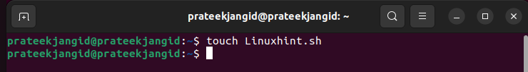 Cómo crear un nuevo archivo usando el comando táctil de Linux