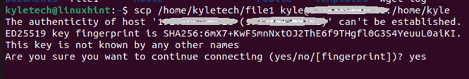 Cómo copiar los archivos con SSH y PIPE a un host remoto