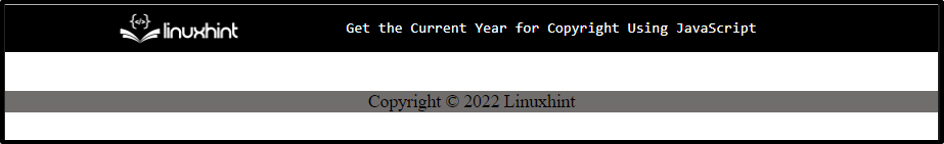 Get The Current Year For Copyright Using Javascript