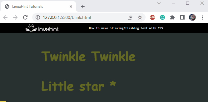 How to Make Blinking/Flashing Text With CSS