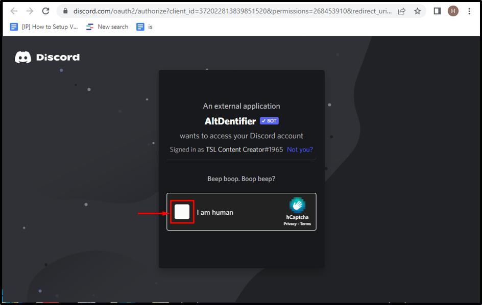 How To Add And Setup AltDentifier Bot In Discord – Linux Consultant