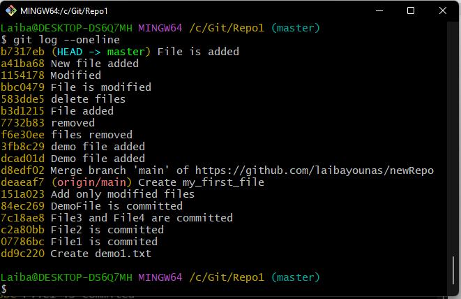 How To Exit Git Log?