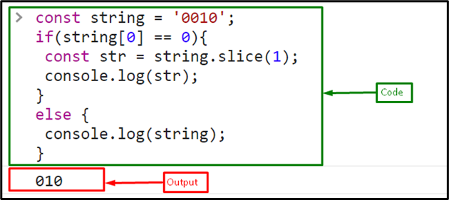 Delete First Character Of String If It Is 0 JavaScript Linux Consultant