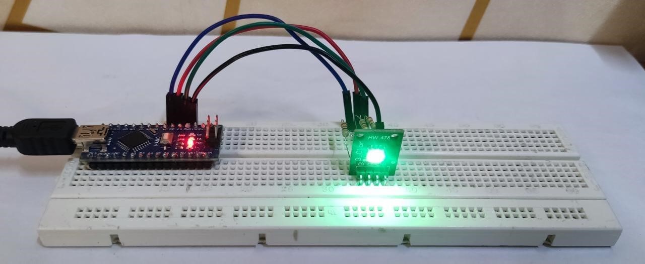 How to Use RGB LED Module HW-478 and KY-009 with Arduino Nano