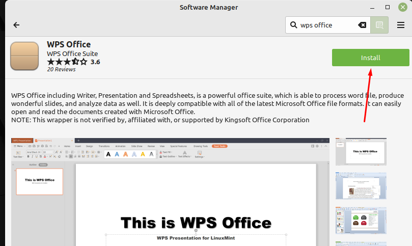 How to Install WPS Office on Linux Mint 21