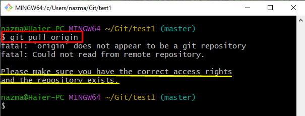 Git Error: “Please Make Sure You Have The Correct Access Rights And The Repository  Exists”