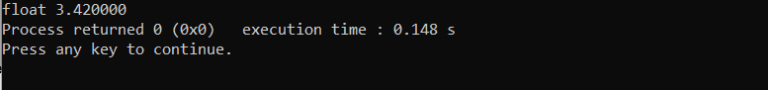 How to Print a float Value in C – Linux Hint