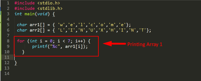 How to Print a Char Array in C Through printf – Linux Hint