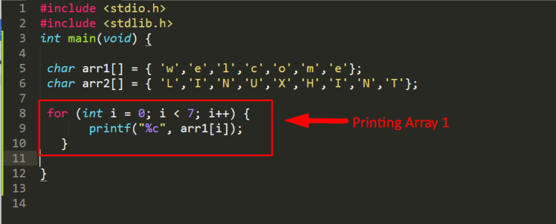 How to Print a Char Array in C Through printf – Linux Hint