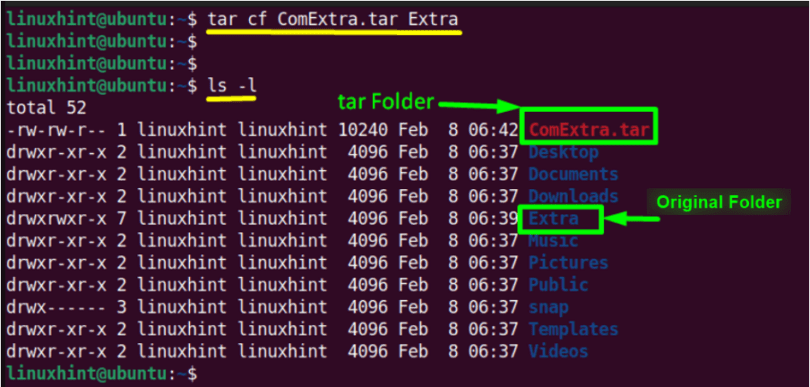 How to tar a Folder in Linux? – Linux Hint