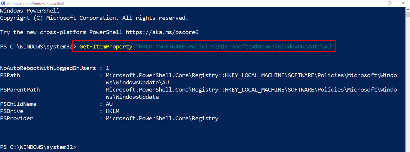 How Do I Get The Value Of A Registry Key And Only The Value Using Powershell