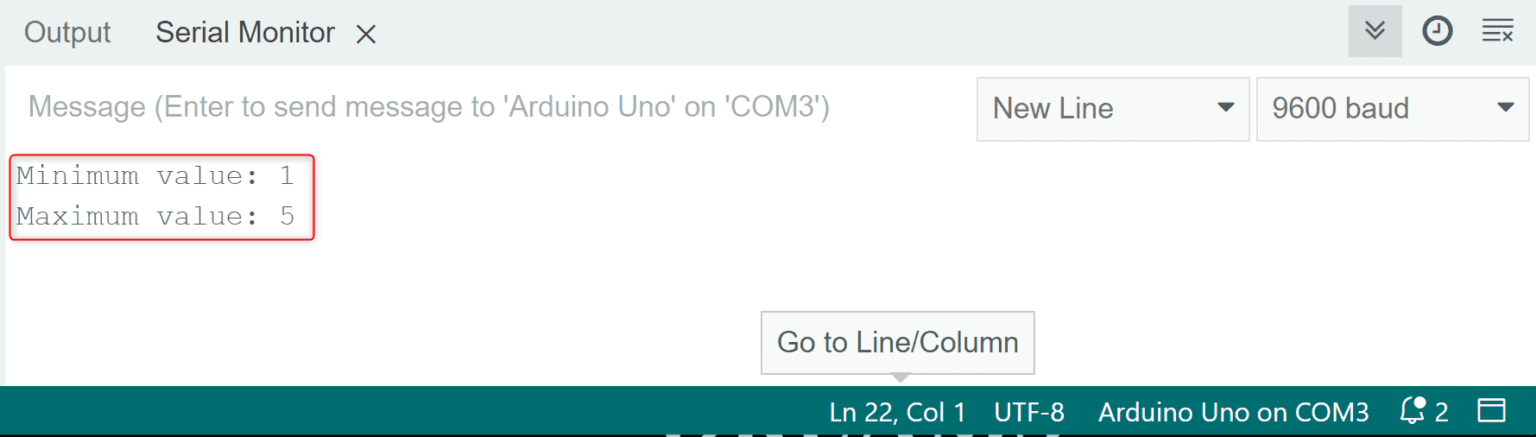 Get Minimum and Maximum Value of an Arduino Array Using min() and max ...