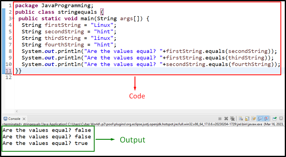 What Is String Equals In Java Linux Consultant