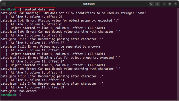 How To Validate Json From The Command Line On Linux