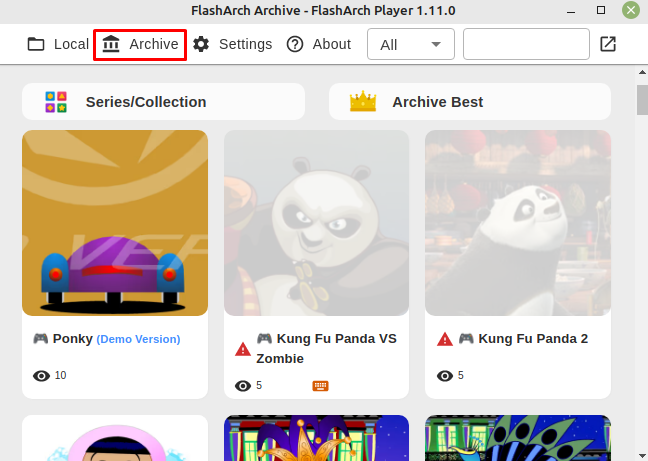 Install FlashArch - Adobe Flash SWF Player on Linux