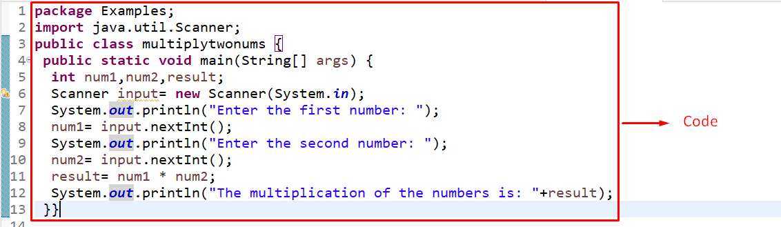 java-program-to-multiply-two-numbers-linux-consultant