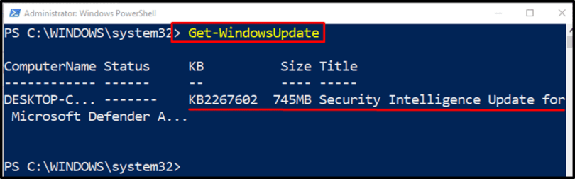 Getting Started With PowerShell And The PSWindowsUpdate Module | LaptrinhX