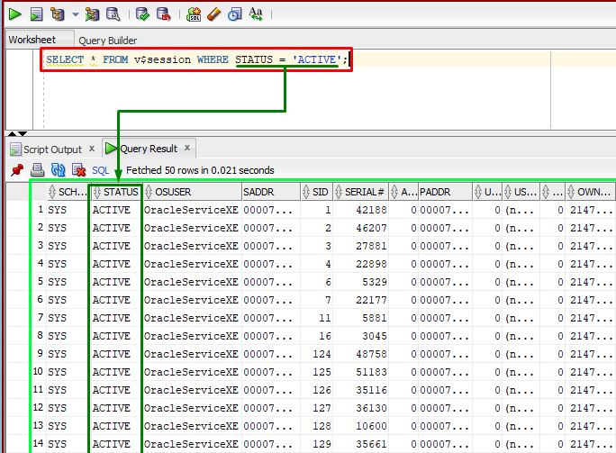 How To Check Active And Inactive Sessions In The Oracle Database 