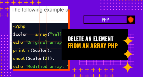 How to Delete an Element from an Array PHP?