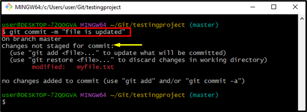 What Does “Changes Not Staged For Commit” Mean?