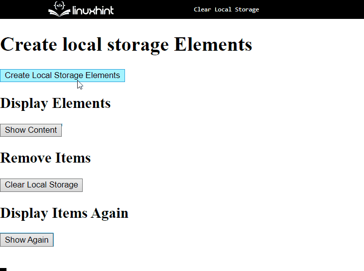 How to Clear LocalStorage in JavaScript?