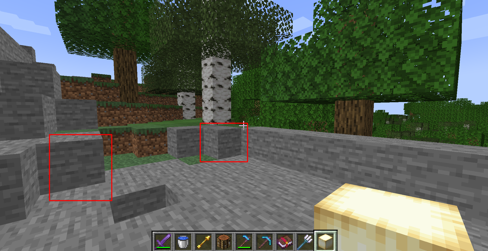 how do you make chiseled stone block in a minecraft