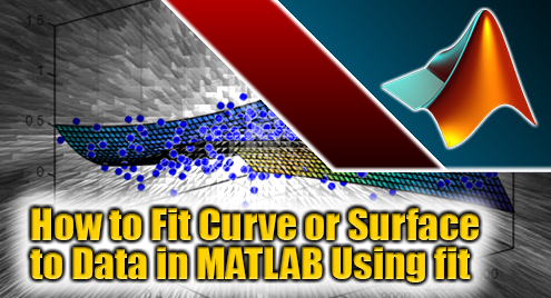 Fit curve or surface to data - MATLAB fit