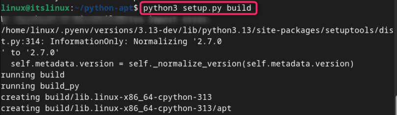 Python apt