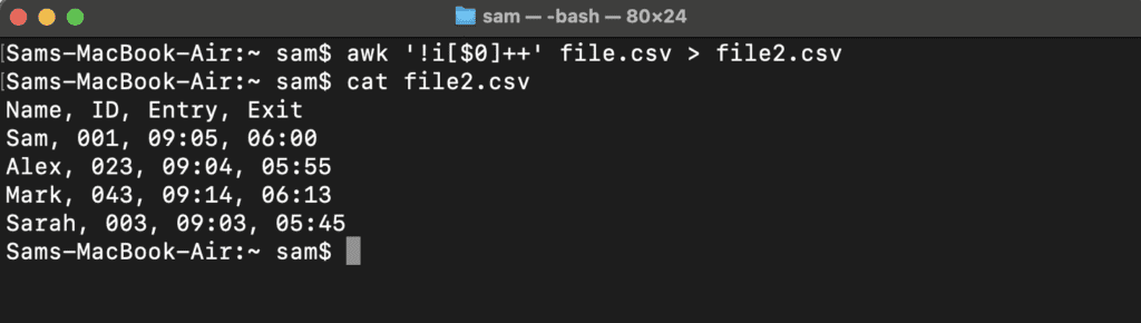 How to Remove Duplicate Lines in Vim – Linux Hint