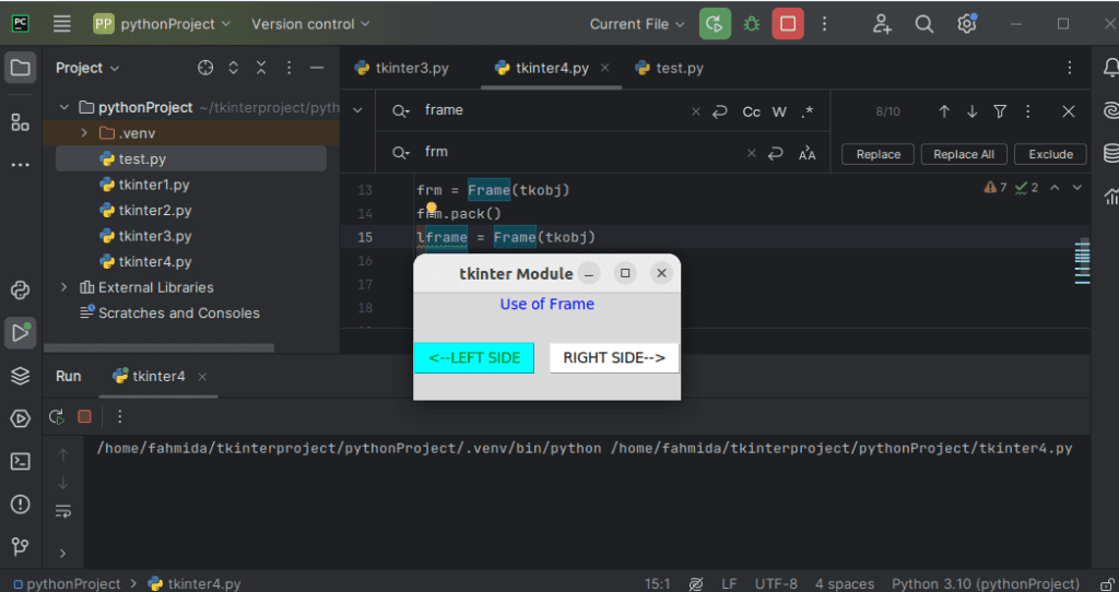 Python Tkinter Examples Linux Consultant