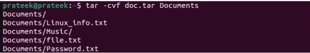 archive-a-directory-using-tar-command