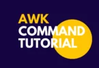 AWK command tutorial