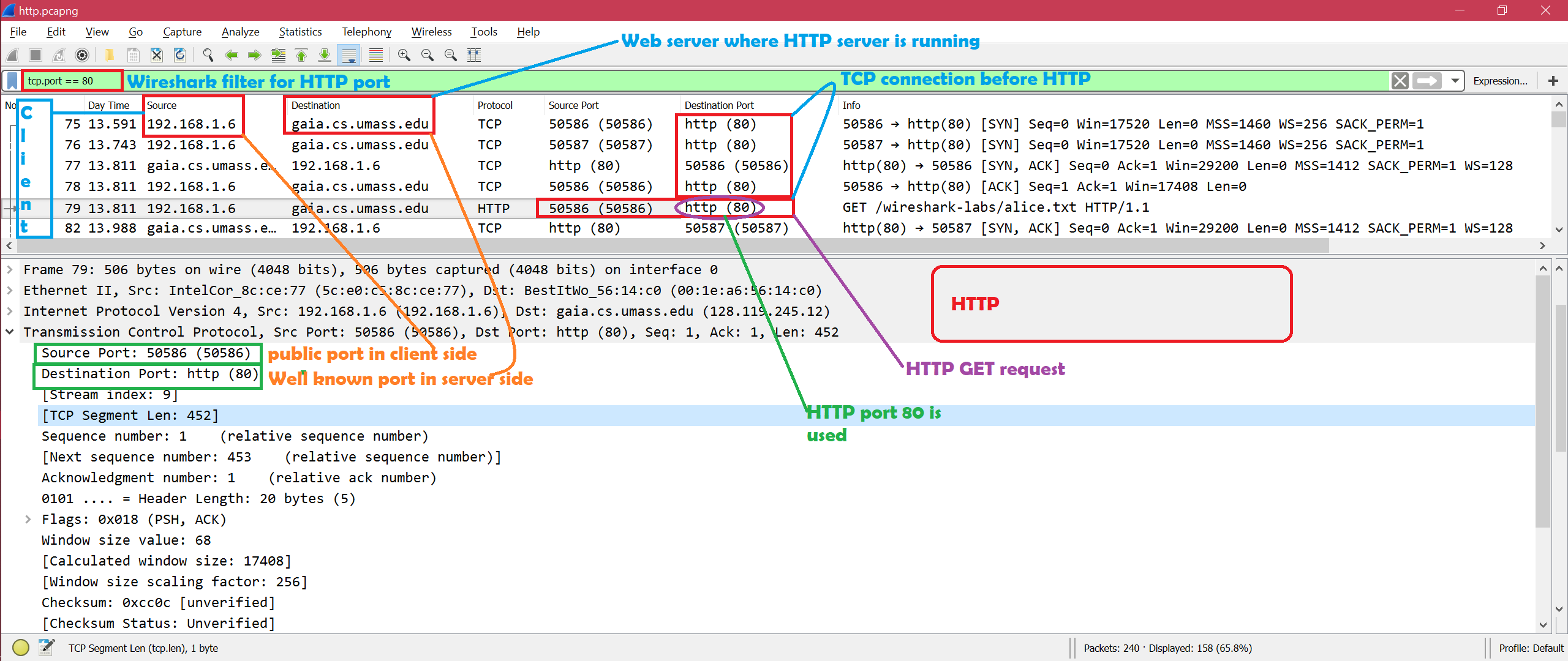 wireshark capture filter port